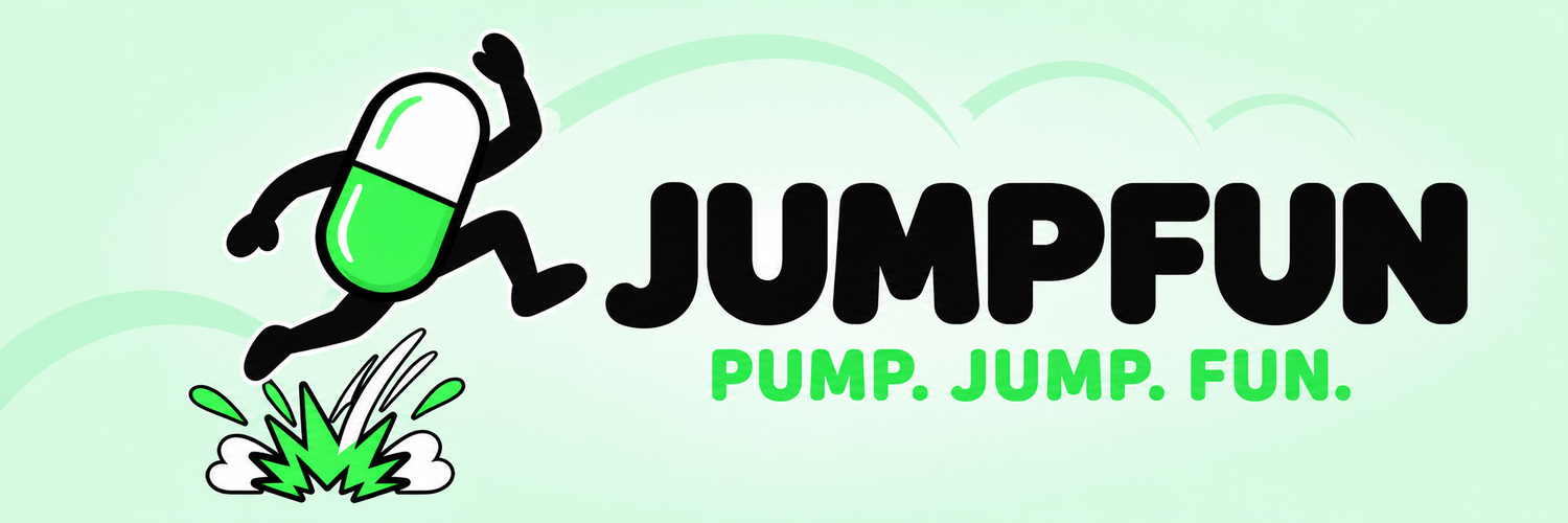 JUMPFUN — PUMP. JUMP. FUN. banner